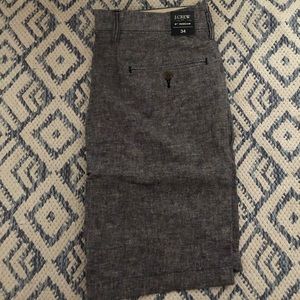 J CREW FACTORY Gramercy Linen Short 34” W 9” L Men